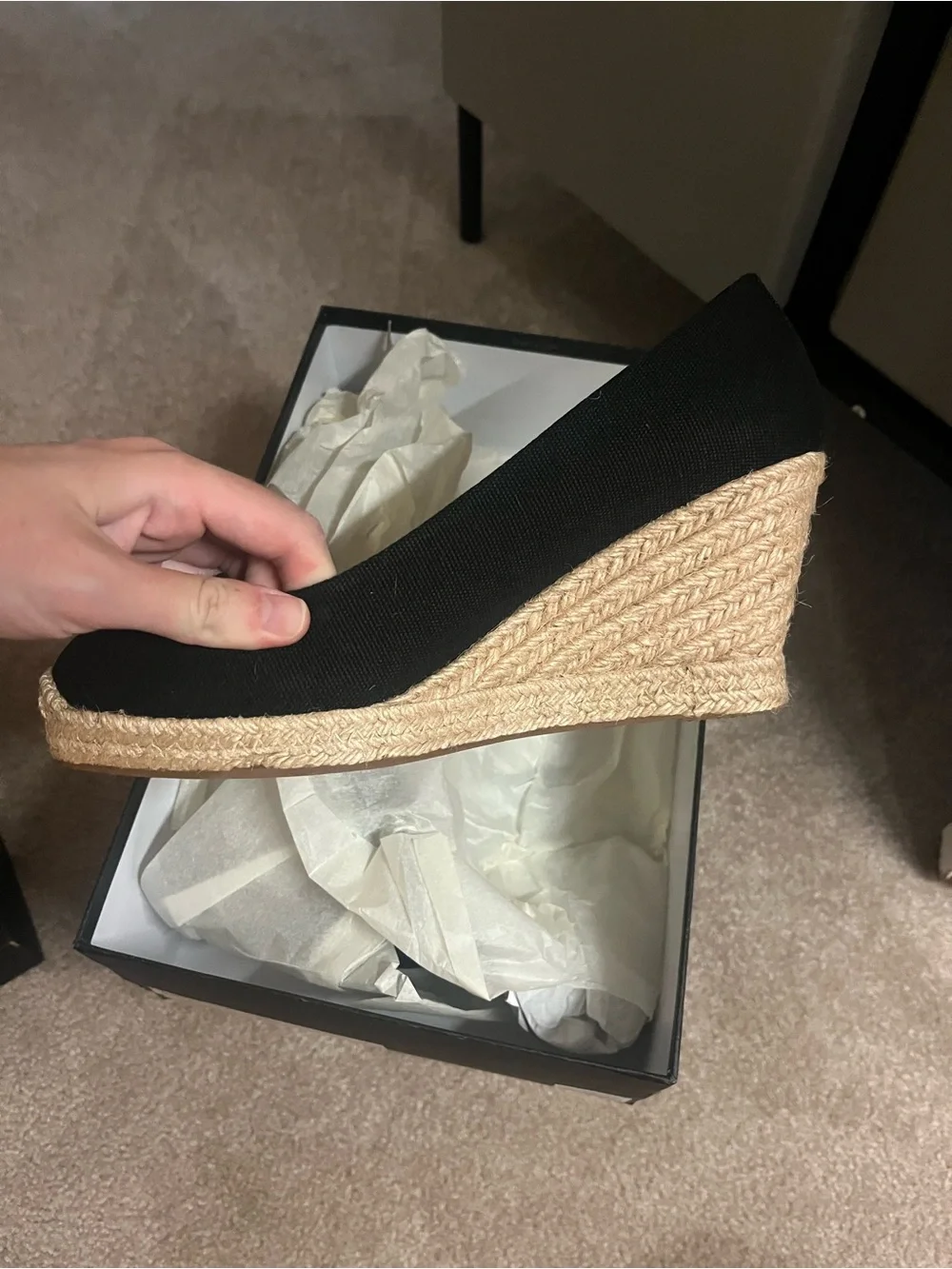 J. Crew Canvas Espadrille Wedges
